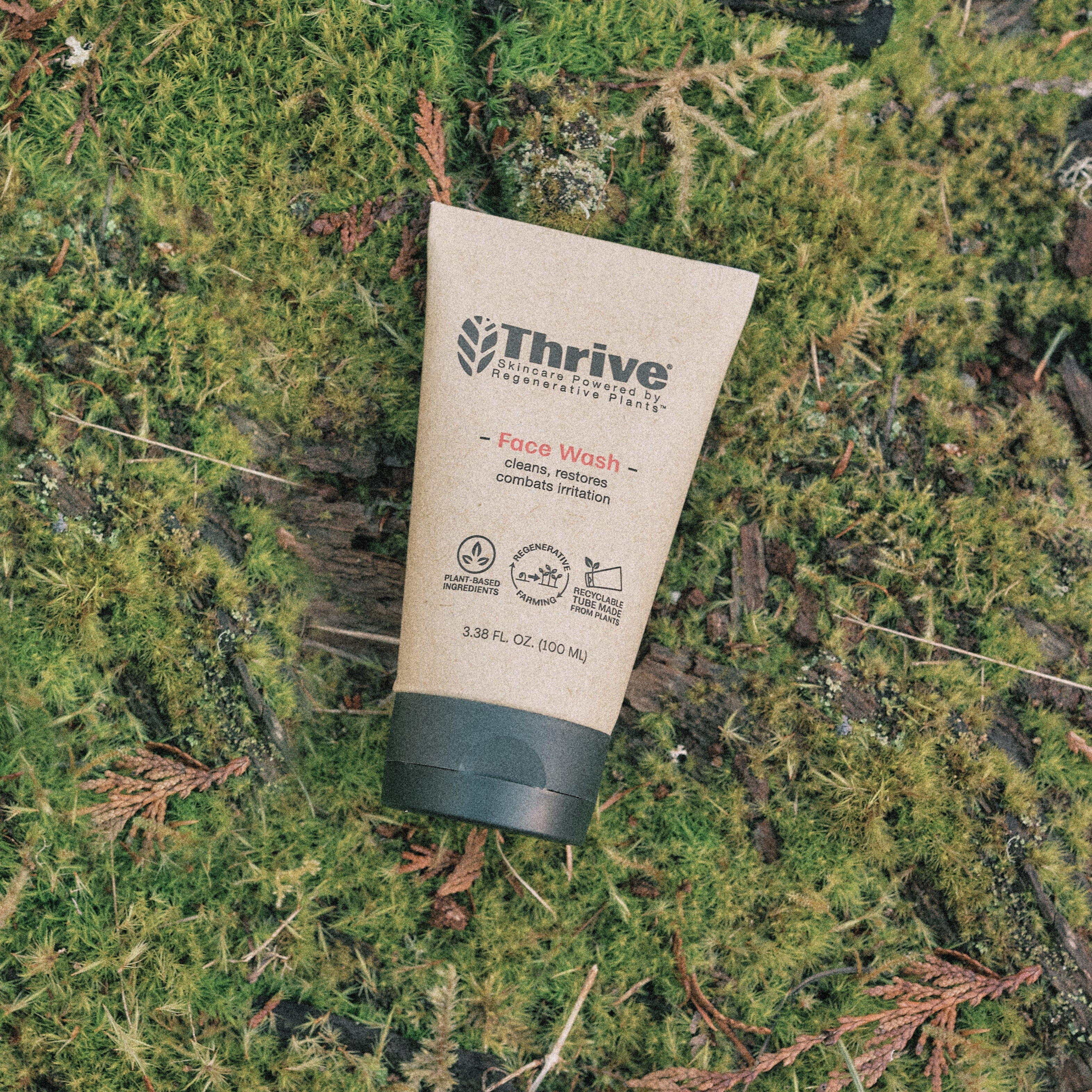 Powerful Plant-Based Face Wash Gel Cleanser  Remove Dirt, Oil, Sweat –  Thrive Natural Care